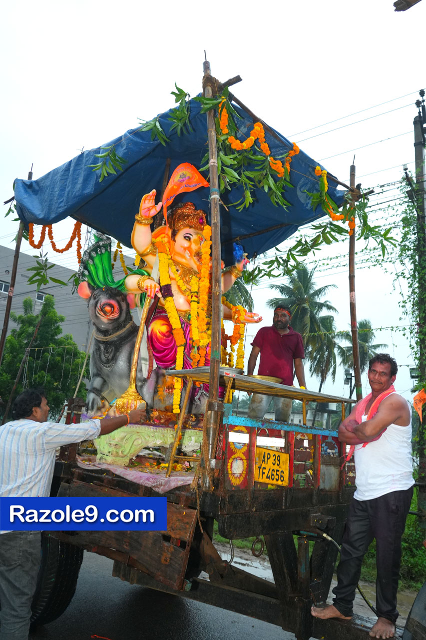 Razole Taluka Ganesh Nimajjanam